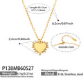 Crystal Heart Necklace and Bracelet Collection in Two Metal Tones view 7
