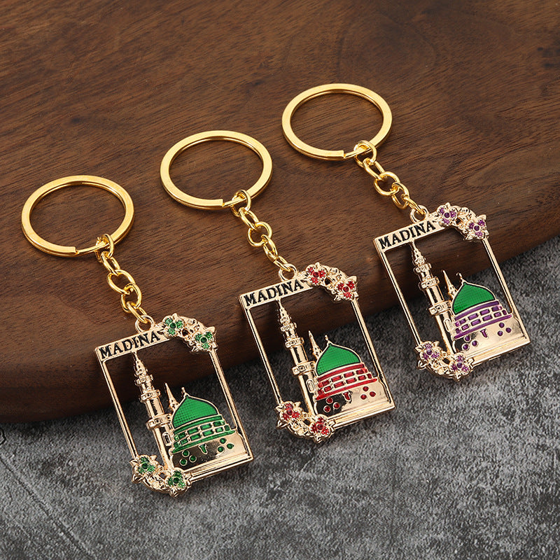 Moon Festival Zinc Alloy Keychain Bag Charm for Women