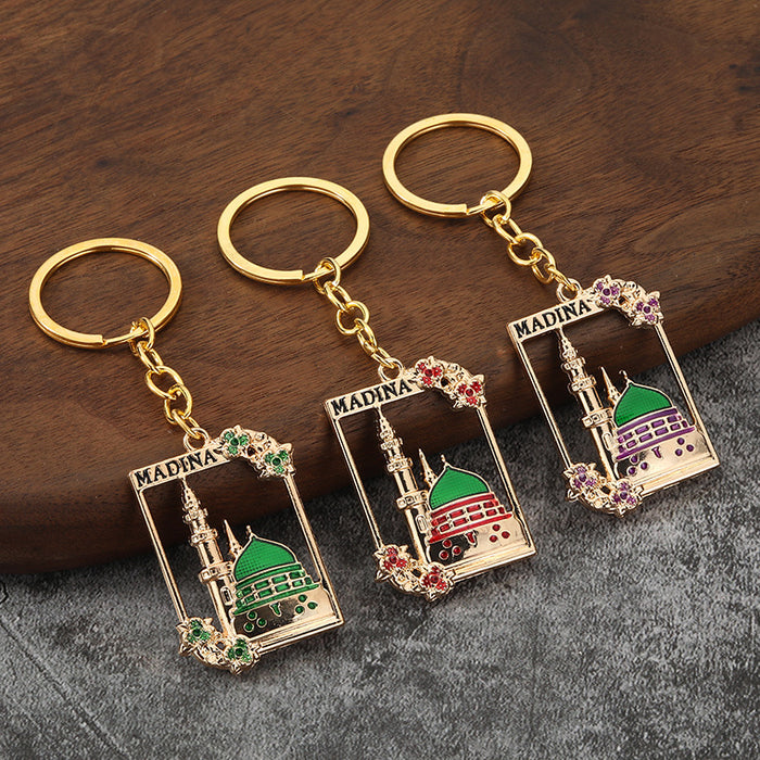 Moon Festival Zinc Alloy Keychain Bag Charm for Women
