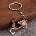 Metal Moped and Kick Scooter Keychains in Six Color Styles view 3