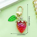 Strawberry Charm Keychains Featuring Red Strawberry Across 15 Pictured Variations view 9