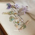 Decorated Duckbill Hair Clips Leaf Butterfly Styles 2 Colors view 2