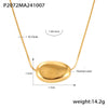 Gold Bean Pendant