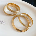 Metal Bangle Four-Piece Sets Mesh Engraved Gold Silver view 6