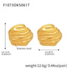 F1073 Gold Earrings