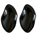 Glossy Irregular Oval Statement Stud Earrings in Four Colors view 5