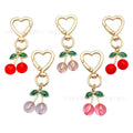 Strawberry and Cherry Charm Keychains in 36 Pictured Variations for Bags and Keys view 5