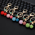 Jeweled Cherry and Auspicious Charm Keychains in Forty Options view 2