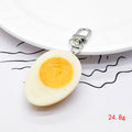 Silver Tone Novelty Food Replica Clip Keychains in Twenty Six Designs view 7