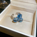 Silver Open Rings Crystal Bow and Geometric Cluster Four Styles view 8