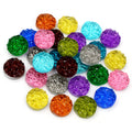 Round Resin Crystal Cluster Flatback Cabochons in 38 Variations view 5