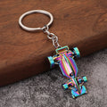 Open-Wheel Racing Car Alloy Keychain, Four Color Styles view 3