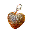 Double-Sided Jeweled Heart Keychains in Fuchsia Blue Yellow and Assorted Colors view 5