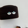 Green Fan Stud