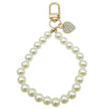 Pearl-Look Loop Butterfly and Rose Wristlet Keychains view 5