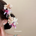 Starfish Shell Flower Duckbill Hair Clip Beach Cream Pink view 3