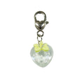 Transparent Cherry and Strawberry Heart-Clasp Charms in Eight Fruit Colors view 10