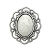 Antique Silver 18 × 25mm