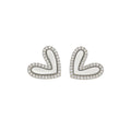 Shell Heart Stud Earrings In Three Coordinated Designs view 5