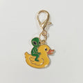 Gold Tone Green Alien and Alien Cat Lobster-Clasp Charms in Ten Designs view 4