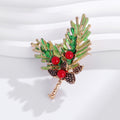 Leaf Enamel Metal Brooch Pin for Jackets and Lapels view 5