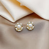Pearl Flower Studs
