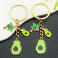 Rabbit, Lemon and Avocado Enamel Keychains in 3 Designs view 2