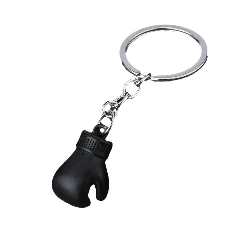 Men's Boxing Glove Zinc Alloy Metal Keychain Gift Accessory
