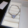 Silver Heart Pave
