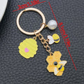 Seventeen Sunflower Bee and Gnome Metal Keychain Designs view 9