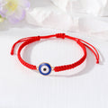 Red Cord Evil Eye Bracelets Adjustable Four Eye Colors view 6