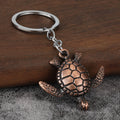 Metal Sea Turtle Keychain With Four Color Finishes view 6