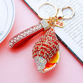 Jeweled Large Conch Shell Keychains in Eight Colors plus Assorted Option view 3