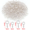 Threaded Screw Eye Pins in Two Sizes Jewelry Findings view 6