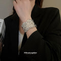 Two Irregular Crumpled Open Cuff Designs In Gold Or Silver Tone view 4