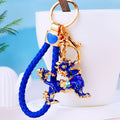 Mixed Jeweled Qilin and Lion Head Keychains in Eleven Pictured Options view 9
