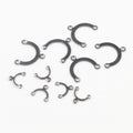 Three Loop Arched Metal Connector Findings in Two Sizes view 4