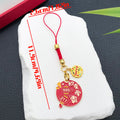 Six-Message Red Lucky Exam Blessing Phone Strap Charm Collection view 10