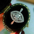 Silver Marquise Floral Halo Clear CZ Ring Sizes 6-10 view 1