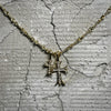 Gold Dual Cross