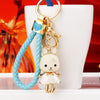 Sky-Blue-Braided White-Princess-Rabbit