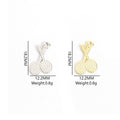 Crossed Racket Enamel Charms in Six Colors and Two Metal Tones view 2
