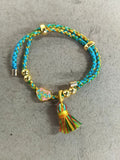 Braided Cord Tassel Charm Bracelets in Eleven Styles view 8
