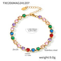 Prong Set Zircon Tennis Necklace and Bracelet Collection view 6