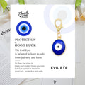 Rhinestone Evil Eye Charm with Protection Good Luck Card view 9