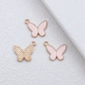 Enamel Butterfly Charms in Five Colors for Jewelry and Craft Making view 3