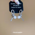 Crystal Loop And Pearl Stud Earrings Matching Jewelry Pair view 2