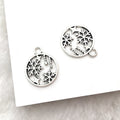 Alloy Metallic Snowflake Metal Charms with 9 Listed Options view 10