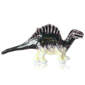 Spinosaurus Dinosaur Enamel Brooch in Black Green or Blue view 1