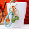 Sky-Blue-Fortune-Strap Green Crystal-Che
